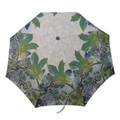 leaves green umbrella - Folding Umbrella