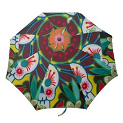 dias de los muertos umbrella - Folding Umbrella