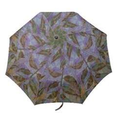 batik leaves umbrella - Folding Umbrella