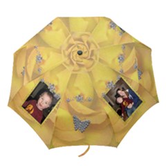 Yellow Spring Folding Umbrella