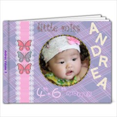 Andrea 4th - 6th month - 9x7 Photo Book (20 pages)