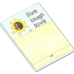 Live Laugh Love Large Memo Pad - Large Memo Pads