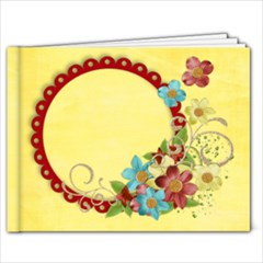 Crazy Love/Floral-9x7 Album, template - 9x7 Photo Book (20 pages) Crazy Love/Floral-9x7 Album, template - 9x7 Photo Book (20 pages)
