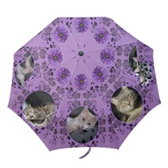 Pretty Purple Folding Umbrella