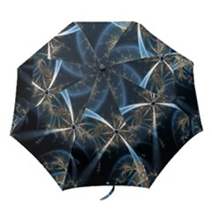 blue abstract light umbrella - Folding Umbrella