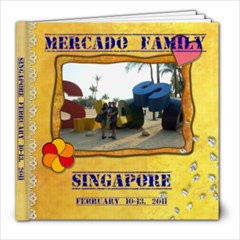 MERCADO FAMILY IN SINGAPORE - 8x8 Photo Book (20 pages)