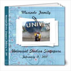 MERCADO FAMILY IN UNIVERSAL STUDIOS SINGAPORE - 8x8 Photo Book (20 pages)