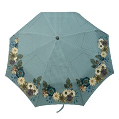 Flowers/April Showers folding umbrella