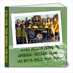 ARSENAL BOOK 2010/1011 - 8x8 Photo Book (20 pages)
