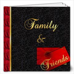 BLACK AND RED BOOK - 12x12 Photo Book (20 pages)