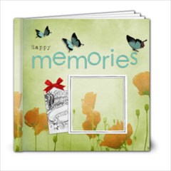 Poppies 6x6 book - 6x6 Photo Book (20 pages)