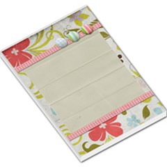 Spring Easter Floral Large Memo Pad - Large Memo Pads