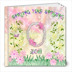 Spring Has Sprung pastel 8x8 photo book - 8x8 Photo Book (20 pages) Spring Has Sprung pastel 8x8 photo book - 8x8 Photo Book (20 pages)