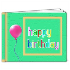 Birthday Book 9x7 book - 9x7 Photo Book (20 pages)