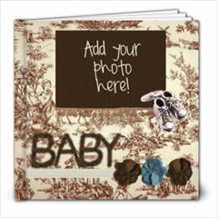 Warm Fuzzy Baby Boy Photo Book 6x6 - 8x8 Photo Book (20 pages)