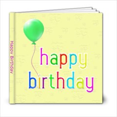 Bday Book 6x6 23 page - 6x6 Photo Book (20 pages)