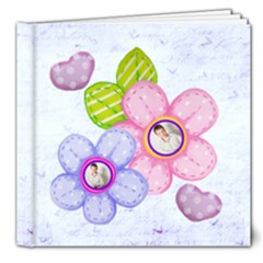 Hearts & Flowers 8 X 8  Deluxe 20 Page All Occasion Album