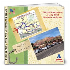EN US Southwest 7-Day Tour (4.20 & 21, 2010)  - 8x8 Photo Book (20 pages)