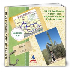 EN US Southwest 7-Day Tour (4.22, 2010) - 8x8 Photo Book (20 pages)