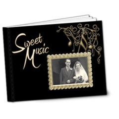 Sweet Music  Deluxe wedding brag book  new 7 x 5 - 7x5 Deluxe Photo Book (20 pages)