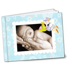 Babylove newborn baby boy Deluxe bragbook 7 x 5 - 7x5 Deluxe Photo Book (20 pages)