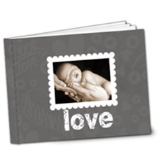 100% love monochrome Deluxe bragbook 7 x 5 - 7x5 Deluxe Photo Book (20 pages)