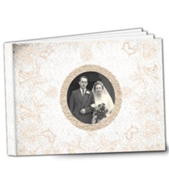 Art Nouveau Antique Lace Wedding Deluxe 9 X 7 20 Pages