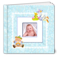 Teddy Beddy Baby Boy Deluxe 8 X 8 Book 20 Pages