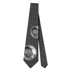 Houndstooth Double Sided Neck Tie
