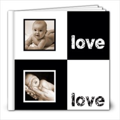 Angelica Classic Black & White  8 x 8 20 page book - 8x8 Photo Book (20 pages)