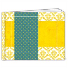Elizabeth/ Blue & Yellow 9x7 Album-any theme - 9x7 Photo Book (20 pages)