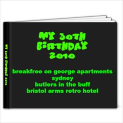 my 30th - 9x7 Photo Book (20 pages)