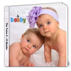 Twins Book 9-12 - 8x8 Deluxe Photo Book (20 pages)