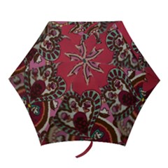 coral mini folding umbrella