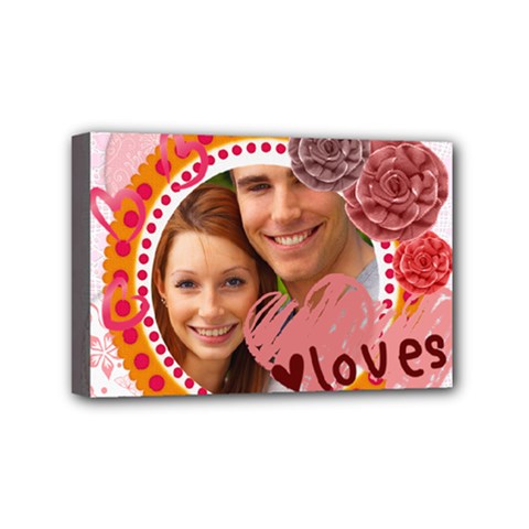 love - Mini Canvas 6 x 4 (Stretched) love - Mini Canvas 6 x 4 (Stretched)
