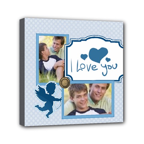 I love you - Mini Canvas 6 x 6 (Stretched) I love you - Mini Canvas 6 x 6 (Stretched)