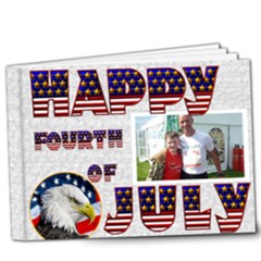 4th of July Deluxe  20 page 9 x 7 book - 9x7 Deluxe Photo Book (20 pages)