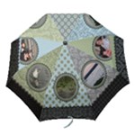 Summer Sophisticate Patchwork Umbrella - Folding Umbrella