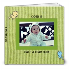 6 months - 8x8 Photo Book (20 pages)