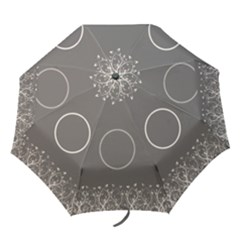 Coffee and Cream Folding Umbrella