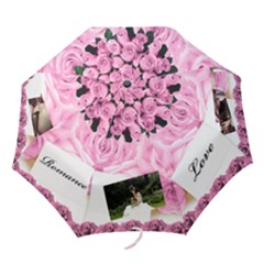 Pink Princess folding Umbrella