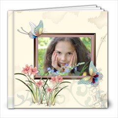 Flower Girl Pattern - 8x8 Photo Book (20 pages)