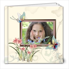 Flower Girl Pattern - 8x8 Photo Book (20 pages)