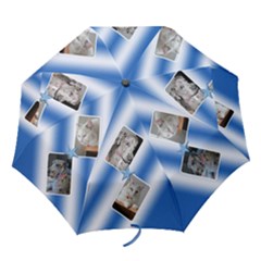 Blue star folding umbrella Blue star folding umbrella