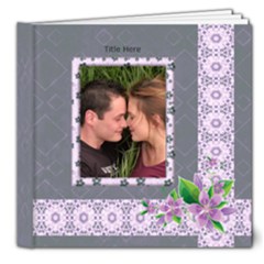 Delightful Shades Of Violet Deluxe 8x8 (20 Page) Book