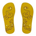 summer vacation yellow flip flops - Women s Flip Flops