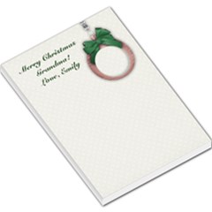 Christmas ornament- Large memo pad - Large Memo Pads