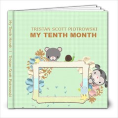 baby boy 8x8 photobook - 8x8 Photo Book (20 pages)