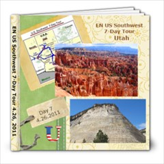 EN US Southwest 7-Day Tour (4.26, 2011) - 8x8 Photo Book (20 pages)