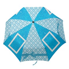 summer-blue-umbrella - Folding Umbrella